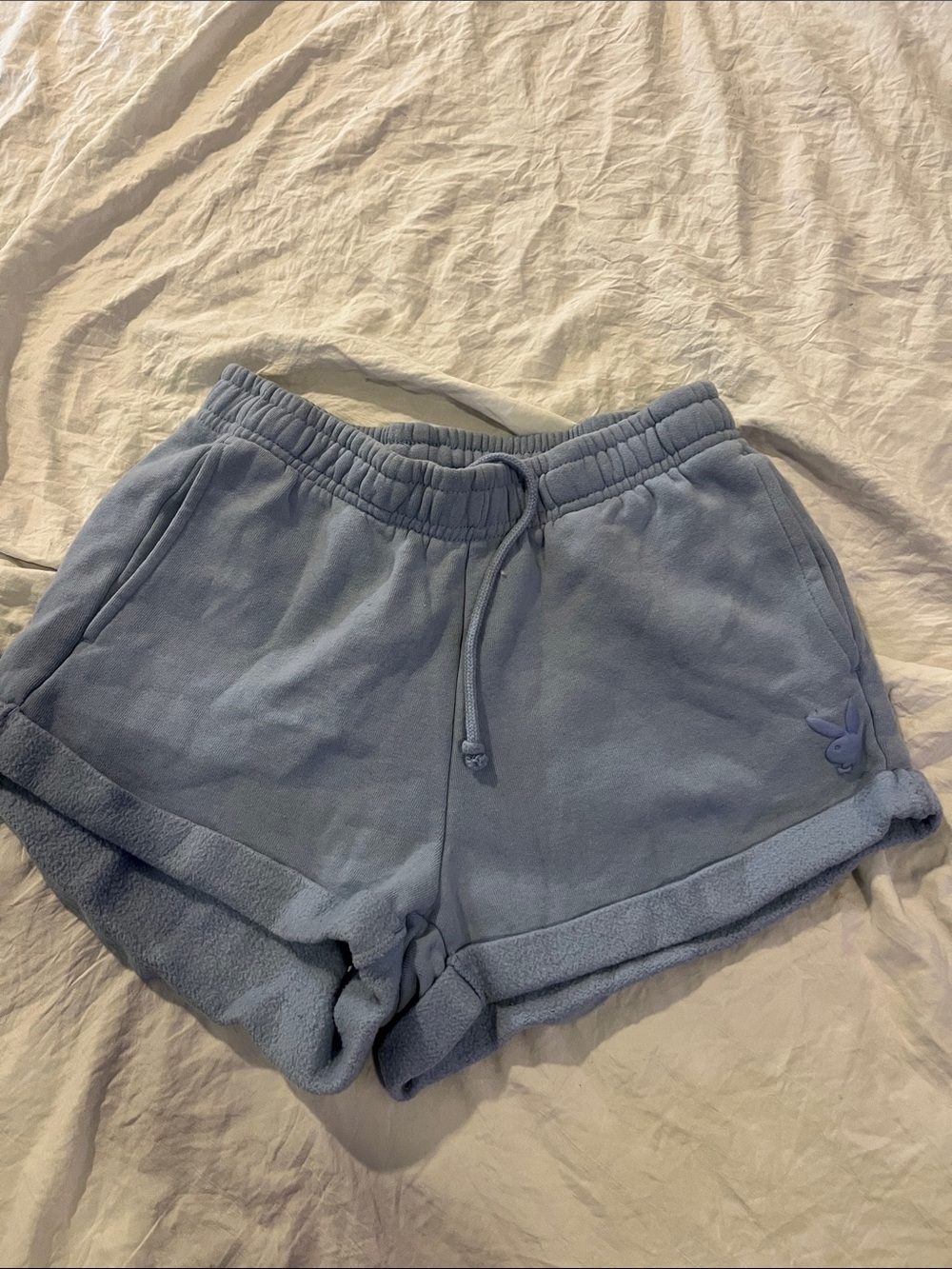 Blue Women's Fleece Lounge Shorts
